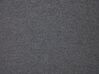 Cama con somier de poliéster gris oscuro/madera clara 180 x 200 cm VIENNE_814343