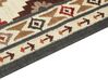 Kelim Teppich Wolle mehrfarbig 200 x 300 cm orientalisches Muster Kurzflor GHUKASAVAN_859090