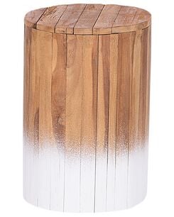 Yöpöytä tiikki vaalea puu/valkoinen MOVAS Yöpöytä tiikki vaalea puu/valkoinen MOVAS