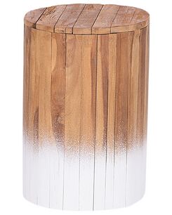 Yöpöytä tiikki vaalea puu/valkoinen MOVAS Yöpöytä tiikki vaalea puu/valkoinen MOVAS