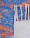 Teppich mehrfarbig 150 x 230 cm abstraktes Muster Fransen Kurzflor ACARLAR_817373