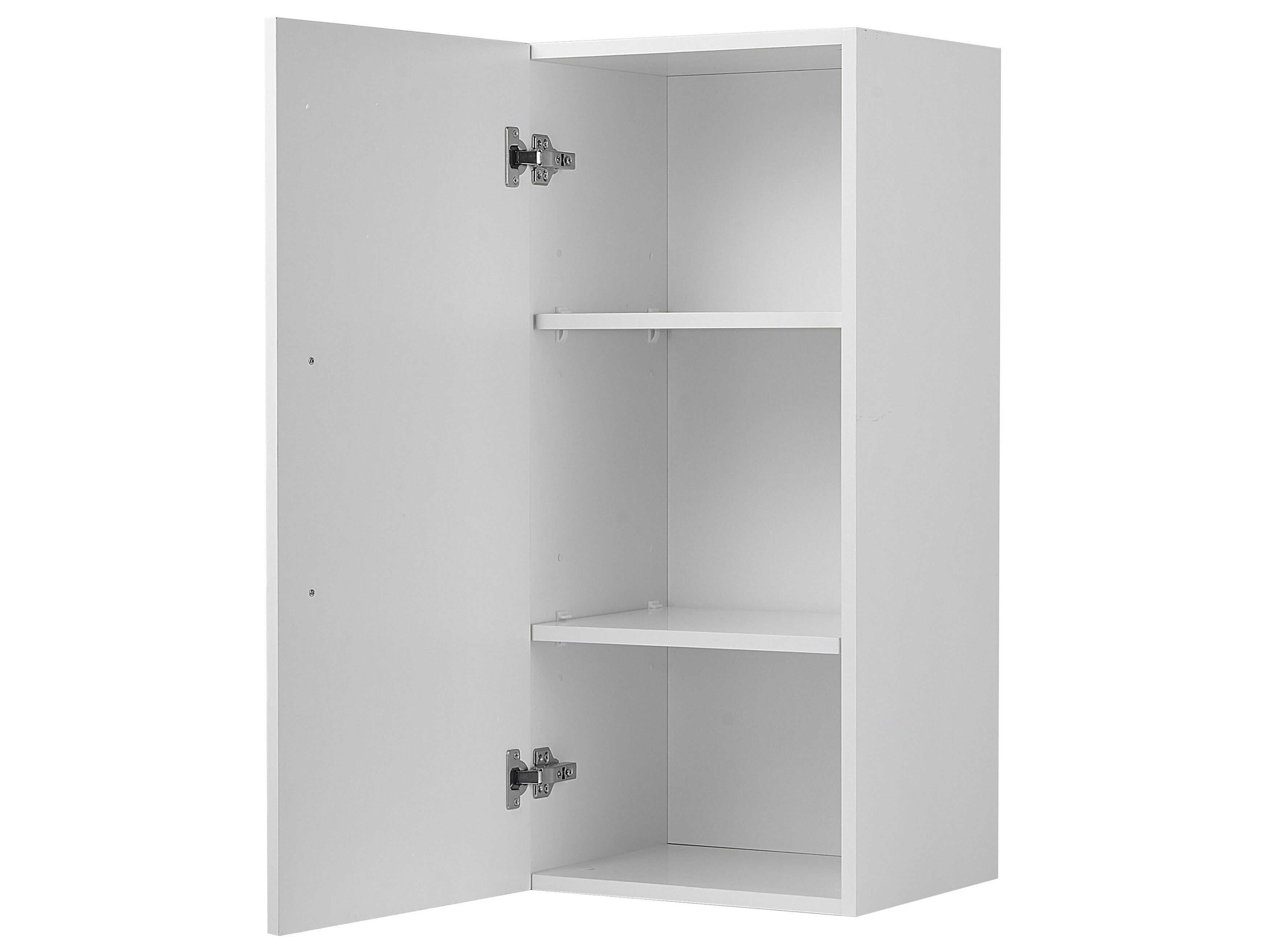 3- Shelf Wall Mounted Bathroom Cabinet White BILBAO | Beliani.nl