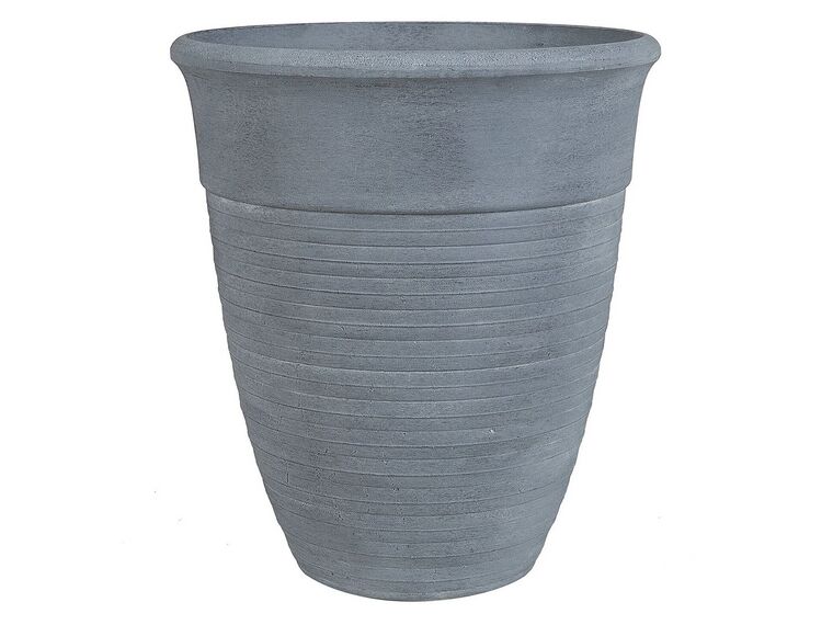 Maceta de mezcla de piedra gris ⌀ 43 cm KATALIMA_733412