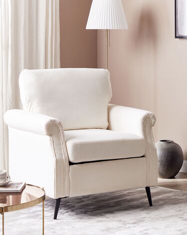Fabric Armchair White VIETAS