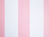 Sonnenschirm ⌀ 150 cm rosa / weiss mit Volant MONDELLO_848601