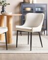 Set of 2 Dining Chairs Off-White EVERLY_881833