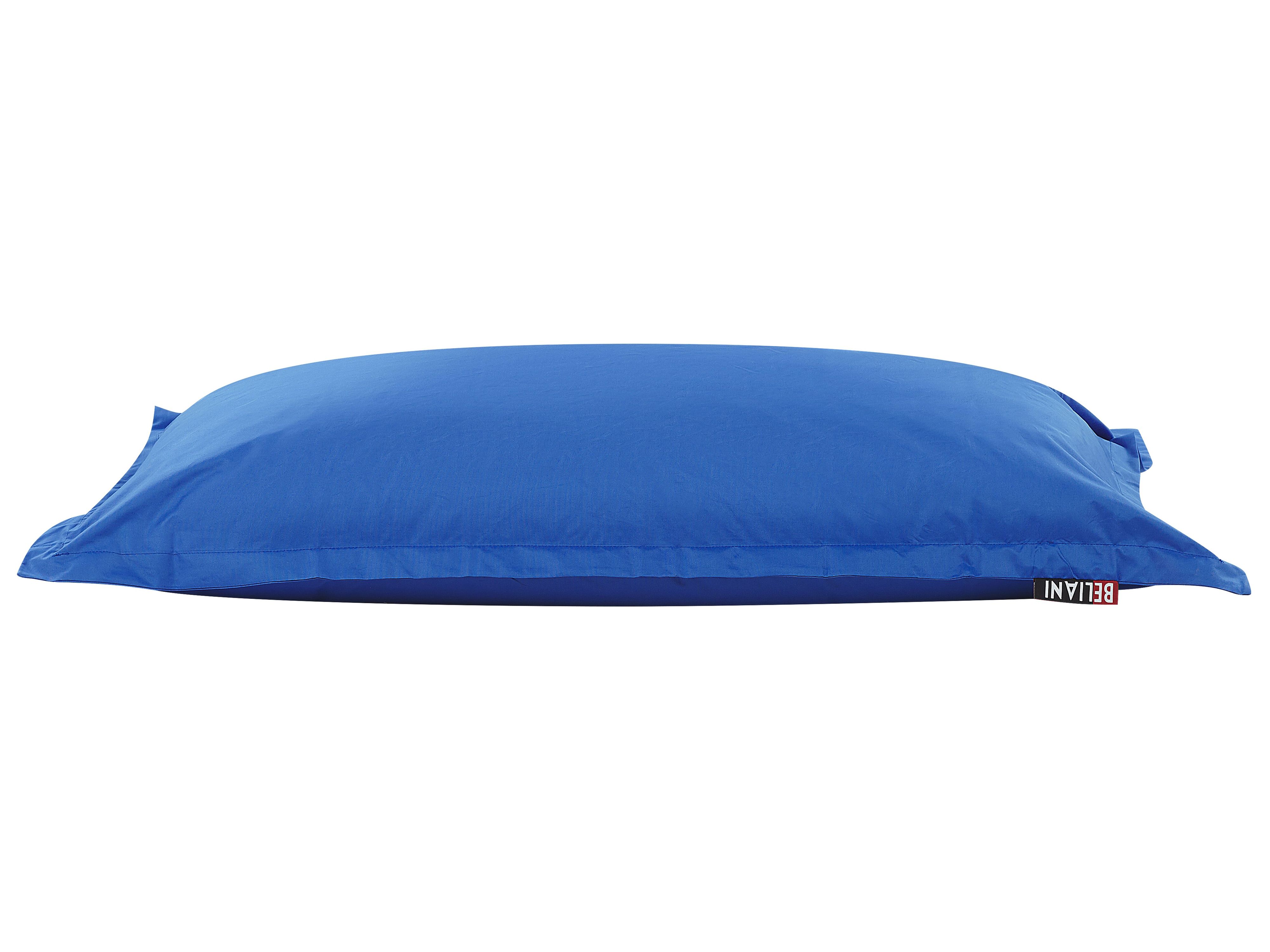 Large Bean Bag 140 x 180 cm Blue FUZZY Beliani.es