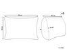 2 poduszki ogrodowe geometryczny wzór 40 x 60 cm jasnozielone CUNEO_882824