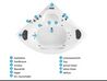  Whirlpool Badewanne weiss Eckmodell mit LED 140 x 140 cm TOCOA II_822093