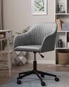Velvet Desk Chair Grey VENICE_732380