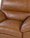 Leather Armchair Golden Brown HORTEN_720673