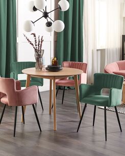 Tuoli sametti tummanvihreä 2 kpl SANILAC