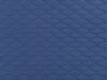 Dobbeltseng blå velour 160 x 200 cm BAYONNE_901373