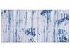 Vloerkleed polyester blauw 80 x 150 cm BURDUR_717044