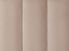 Letto matrimoniale velluto beige tortora 160 x 200 cm MIRIBEL_870586