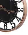 Reloj de pared negro/cobrizo ø 44 cm ALLOZA_827793