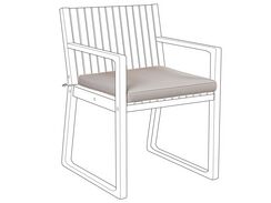 Pehmustetyyny tuoliin ruskeanharmaa SASSARI