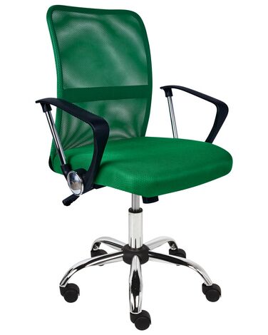 Otočná kancelárska stolička zelená BEST