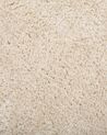 Tappeto shaggy beige chiaro tondo ⌀ 140 cm DEMRE_714864