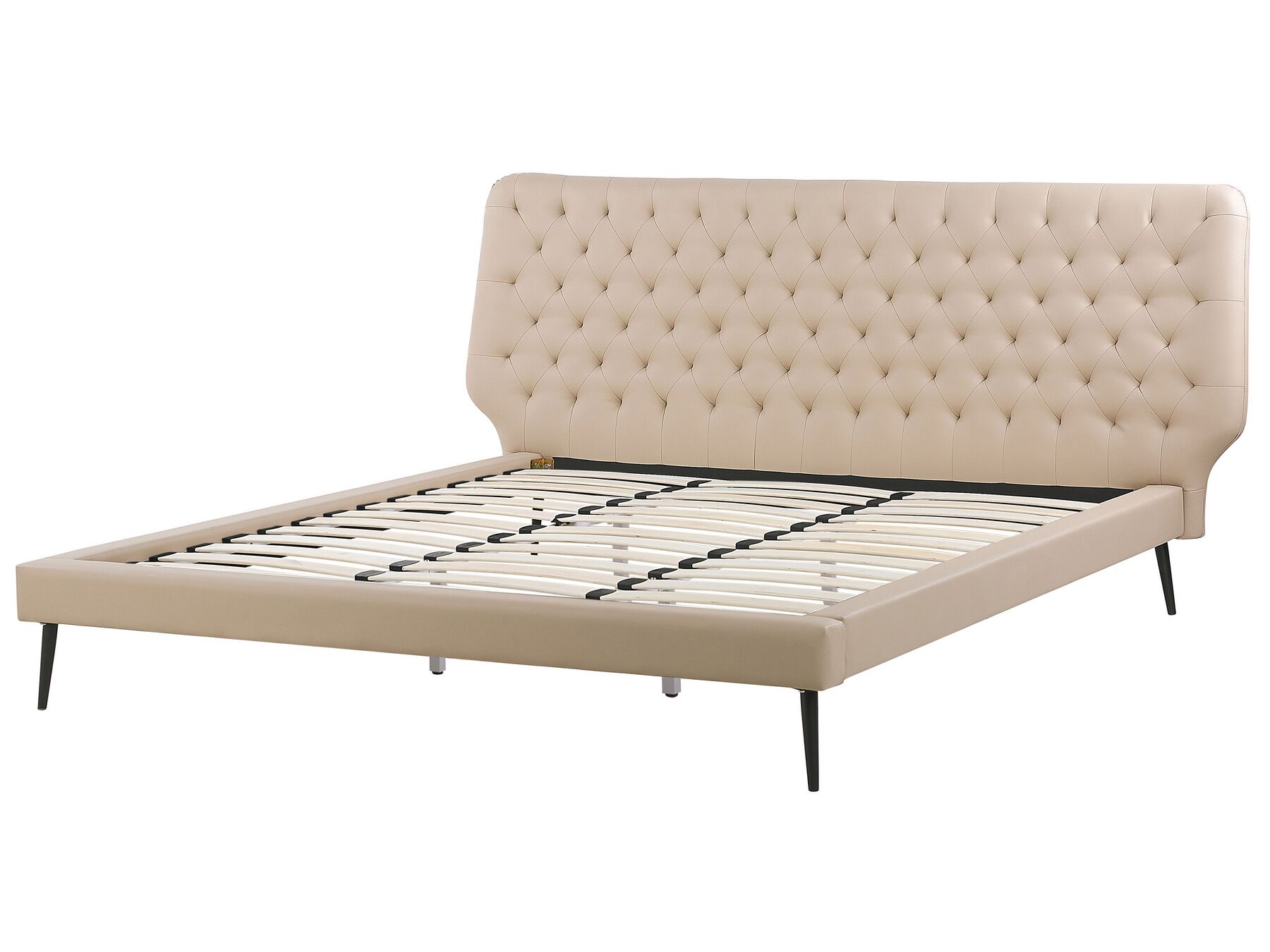 Schlafzimmer komplett Set 4-teilig beige 180 x 200 cm ESSONNE | Beliani.de