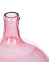 Vaso de vidro rosa 39 cm ROTI_823635