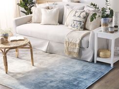 Matto viskoosi harmaa/sininen 160 x 230 cm ERCIS