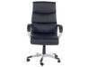 Faux Leather Executive Chair Black KING_343372