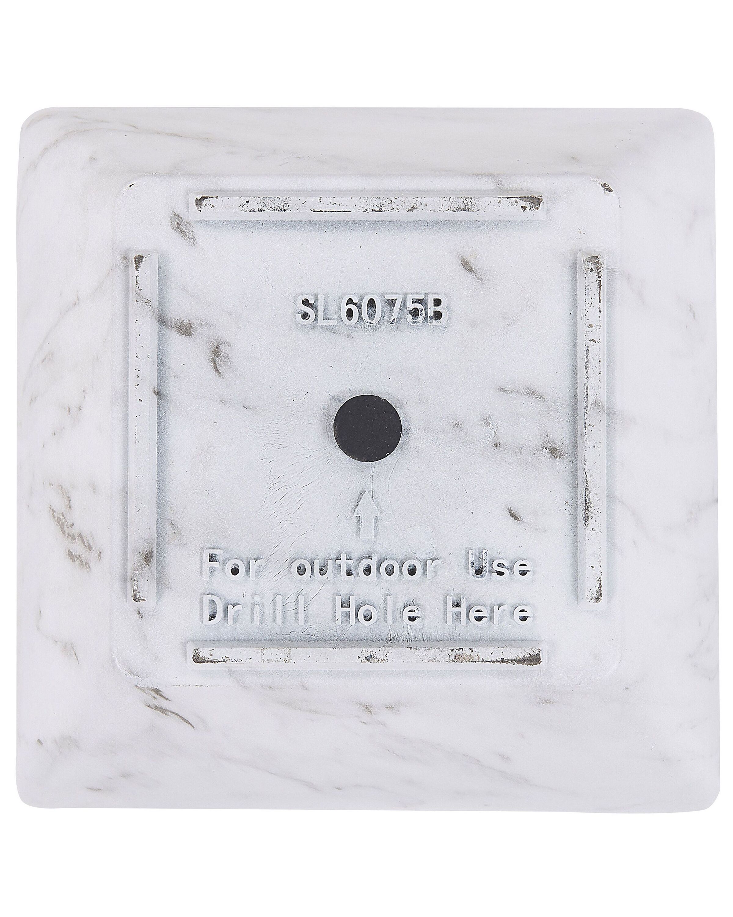 Doniczka 35 x 35 x 42 cm efekt marmuru MIRO