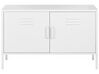 Sideboard Stahl weiss matt 2 Türen 100 cm URIA_844038