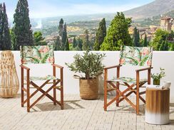 Flamingokuviollinen vaihtokangas puutarhatuoliin 2 kpl CINE