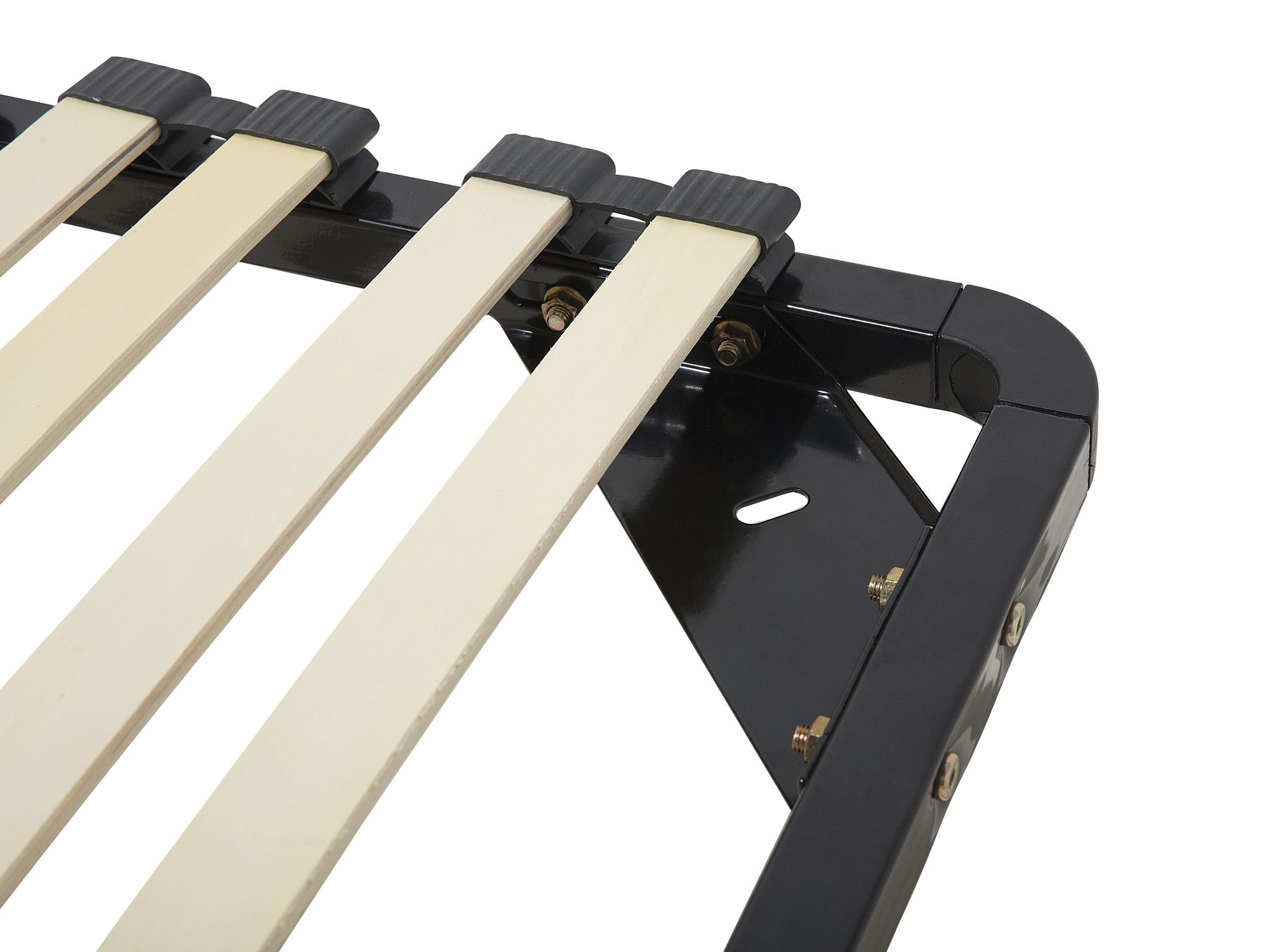 Double Slatted Bed Base Basic Beliani.co.uk