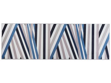 Vloerkleed polyester meerkleurig 80 x 240 cm ARTHUR