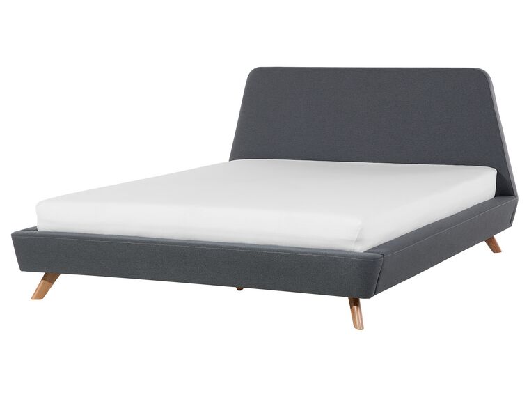 Čalúnená posteľ 160 x 200 cm sivá VIENNE_675917