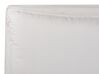 Cama de casal com arrumação em veludo branco creme 180 x 200 cm BAJONNA_871320