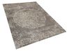 Bavlnený koberec 140 x 200 cm hnedá/sivá BEYKOZ_805024
