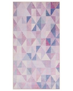 Matto sininen/harmaa 80 x 150 cm KARTEPE Matto sininen/harmaa 80 x 150 cm KARTEPE