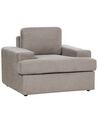Fabric Armchair Taupe ALLA_893699