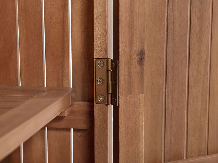 Acacia Wood Garden Storage SAVOCA Beliani.co.uk