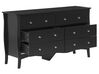 Commode noire 6 tiroirs WINCHESTER_786339