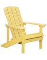 Krzesło ogrodowe żółte ADIRONDACK_729703