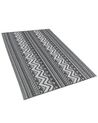 Outdoor Teppich schwarz 120 x 180 cm geometrisches Muster NAGPUR_766486