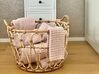 Handdoek set van 11 katoen roze ATAI_799360