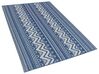 Outdoor Teppich blau 120 x 180 cm geometrisches Muster NAGPUR_766496