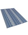 Outdoor Teppich blau 120 x 180 cm geometrisches Muster NAGPUR_766496