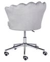 Velvet Desk Chair Grey MONTICELLO_851763