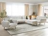 Living Room Fabric Sofa Set White Boucle FLORLI_906076