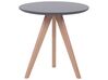 Conjunto de 3 mesas de centro gris/madera clara VEGAS_738689