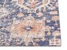 Cotton Area Rug 140 x 200 cm Blue and Red KURIN_862972
