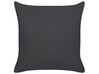 Set of 2 Cotton Cushions Geometric Pattern 45 x 45 cm Black and White BENZOIN_838899