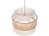 Lampe suspension ton naturel et beige LUYANO_891601